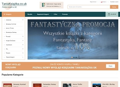 TaniaKsiążka UK - Tania Księgarnia Internetowa w UK